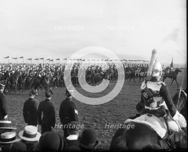 Military / Cavalry display, possibly Waterford Artillery Militia, Ireland, 1880. Creator: Robert Augustus Henry L'Estrange.