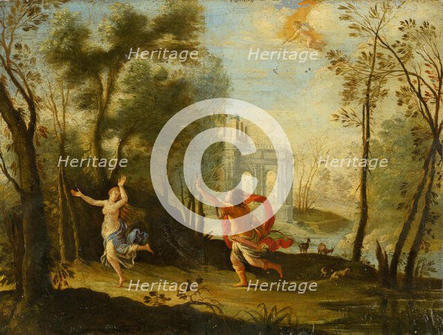 Apollo Pursuing Daphne, 17th century. Creator: Unknown.