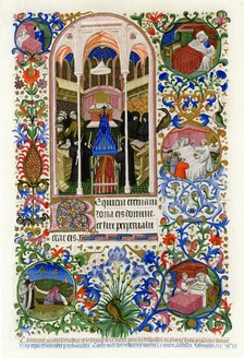 Hours of the Dead, 1414-1423.Artist: Workshop of the Master of the Duke of Bedford