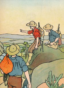 'Early Settlers in Australia', 1912. Artist: Charles Robinson.