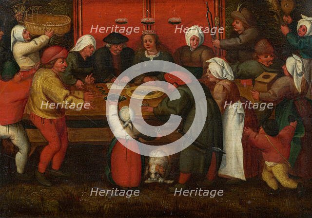 Presentation of Gifts to the Bride, Mid of 16th century. Creator: Cleve, Marten van, the Elder (1520-1570).