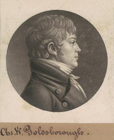 Charles W. Goldsborough, 1807. Creator: Charles Balthazar Julien Févret de Saint-Mémin.