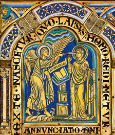 The Verdun Altar: The Annunciation, 1181. Creator: Nicholas of Verdun (ca 1130/40-after 1205).