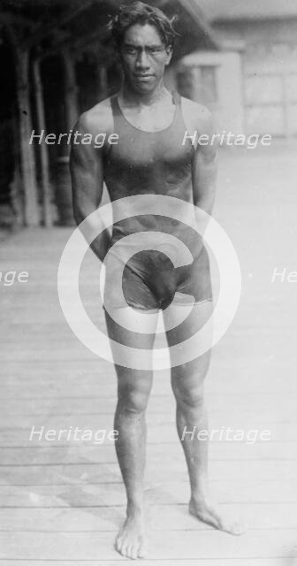 Duke P. Kahanamoku, between c1910 and c1915. Creator: Bain News Service.