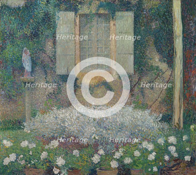 Window Of The Kitchen On The Garden At Marquayrol, c. 1916. Artist: Martin, Henri (1860-1943)