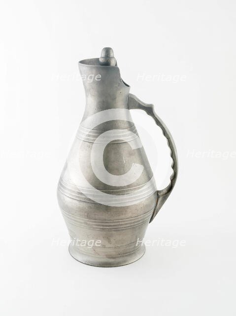 Cider Jug with Lid, Paris, 19th century. Creator: Unknown.