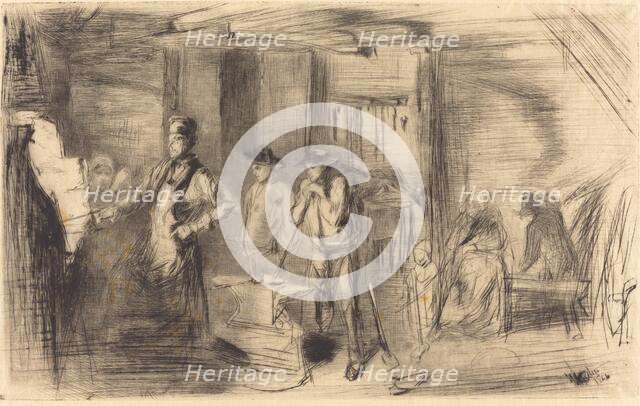 The Forge, 1861. Creator: James Abbott McNeill Whistler.