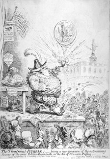 'The Theatrical Bubble...', 1851. Artist: Anon