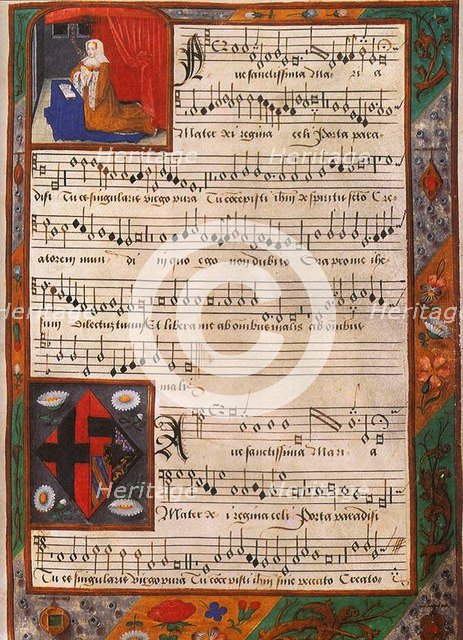 Chansonnier of Margaret of Austria (From Album de Marguerite d'Autriche), Between 1516 and 1523. Artist: Anonymous  