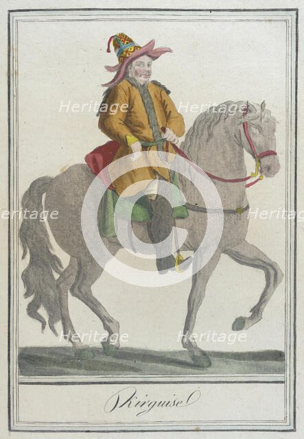 Costumes de Différents Pays, 'Kirguise', c1797. Creators: Jacques Grasset de Saint-Sauveur, LF Labrousse.