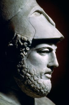 Bust of the Greek statesman Pericles, 5th century BC. Artist: Unknown