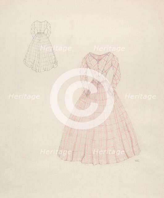 Dress, c. 1937. Creator: Arelia Arbo.