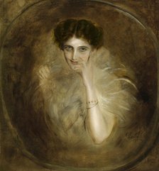 Lady Mary Victoria Leiter Curzon, 1901. Creator: Franz von Lenbach.