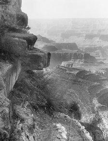 Hanging Rock, Grand View Trail, Grand Canyon, Ariz., c1906. Creator: Unknown.