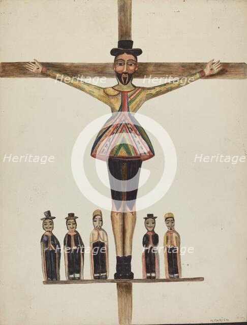 San Acacio, c. 1938. Creator: Marjery Parish.