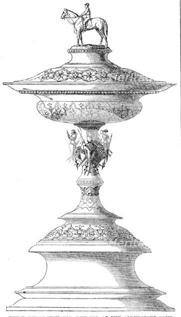 The Farnborough Cup, run for at the Aldershott Camp Races on Monday, 1861. Creator: Unknown.