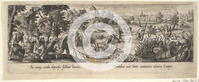 1 of 8 plates on Hunting and Fishing. Creator: Unknown.