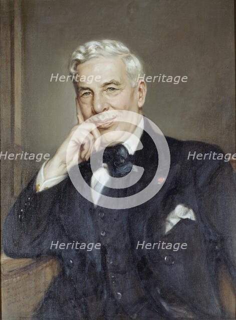 Portrait of Maurice Donnay (1859-1945), 1934. Creator: Cayron, Jules (1868-1944).