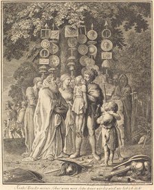 Ancient Teutons, 1782. Creator: Daniel Nikolaus Chodowiecki.