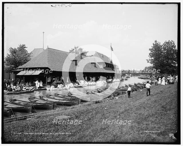 The Boat house, Belle Isle Park, Detroit, Mich., c1908. Creator: Unknown.