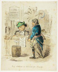 Young Ireland in Business for Himself, 1850/59. Creator: John Leech.