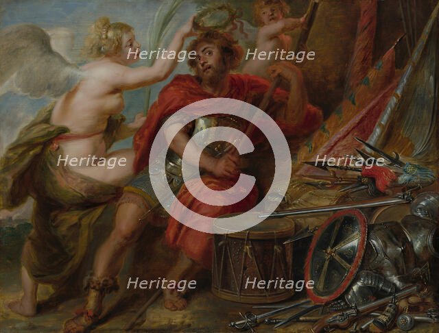The Apotheosis of the Hero, 1630/40. Creator: Follower of Peter Paul Rubens.