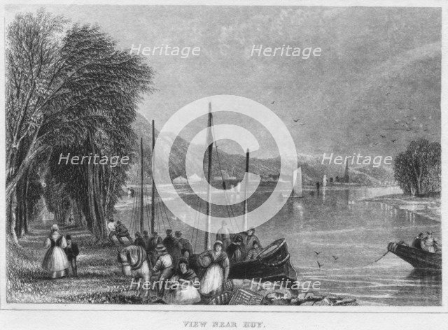 'View near Huy', 1850. Artist: Shury & Son.