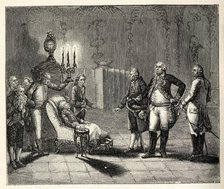 The death of Frederick II on August 17, 1786. Creator: Anonymous.