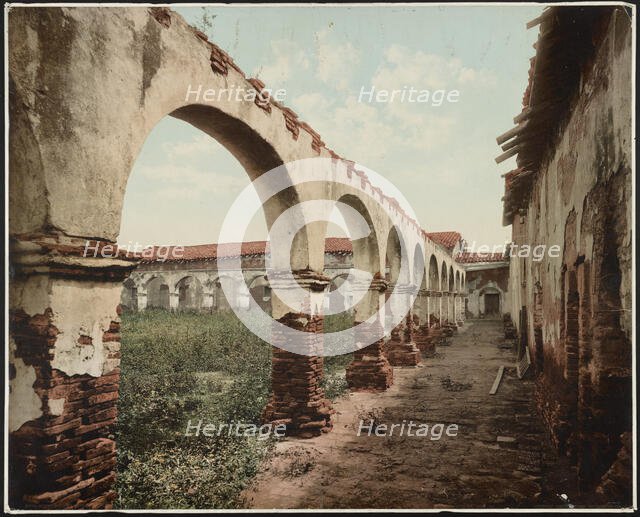 Mission San Juan Capistrano, California, c1899. Creator: William H. Jackson.
