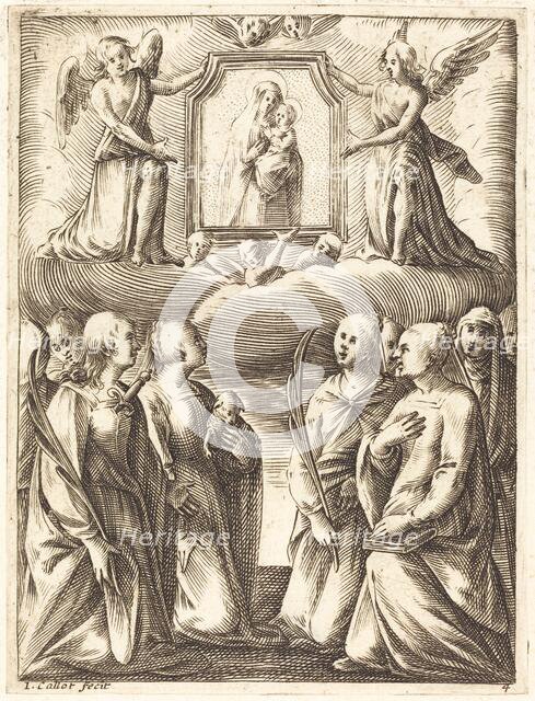 The Adoration of the Virgin and Child, 1608/1611. Creator: Jacques Callot.