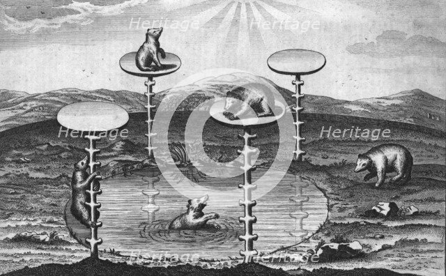 'View of the Elector of Saxony's Bear-Garden, at Dresden in Germany', c1673.  Artist: Unknown.