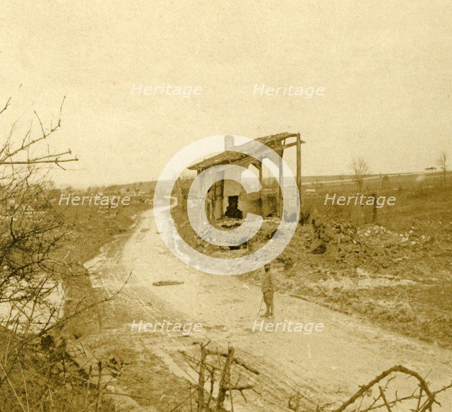 Les Hurlus, northern France, c1914-c1918. Artist: Unknown.