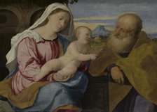 The Holy Family, 1513-1514. Creator: Palma il Vecchio, Jacopo, the Elder (1480-1528).