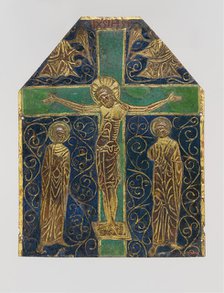 Plaque with the Crucifixion, French, 13th century. Creator: Unknown.