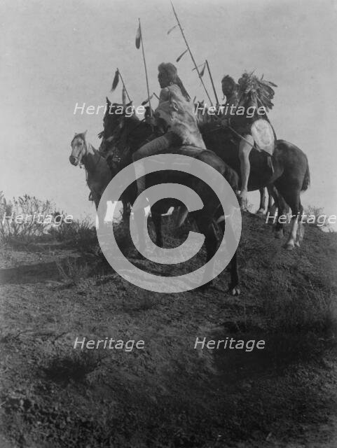 The spirit of the past-Apsaroke, c1908. Creator: Edward Sheriff Curtis.