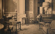 Waiting room in the Minister's office at the Cuban Embassy in Brussels, Belgium, 1927.  Creator: Unknown.