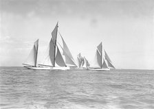 'Cariad', 'Betty' & 'Meteor', 1911. Creator: Kirk & Sons of Cowes.