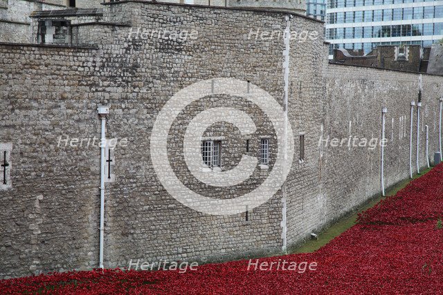 'Blood Swept Lands and Seas of Red', Tower of London, 2014.  Artist: Sheldon Marshall