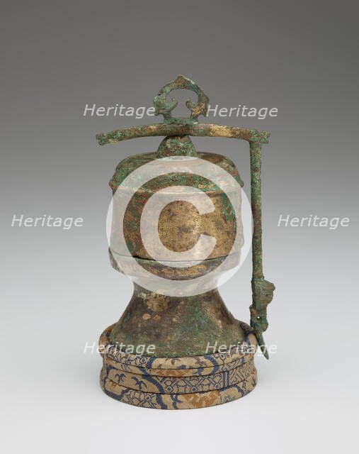 Ritual vessel with cover, Possibly Han dynasty, 206 BCE-220 CE. Creator: Unknown.