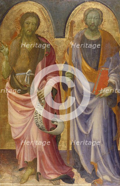 Saint John the Baptist and Saint James the Great, 1423-1424. Creator: Giovanni Toscani.