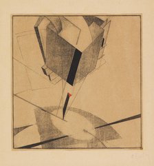 Proun 5A, 1919. Creator: Lissitzky, El (1890-1941).