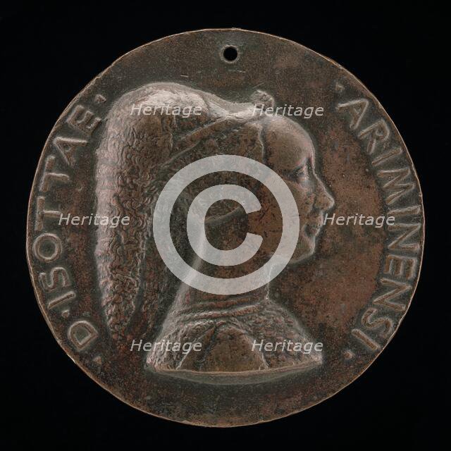 Isotta degli Atti, 1432/1433-1474, Mistress 1446, then Wife after 1453, of Sigismondo Malatesta [obv Creator: Matteo di Andrea de Pasti.