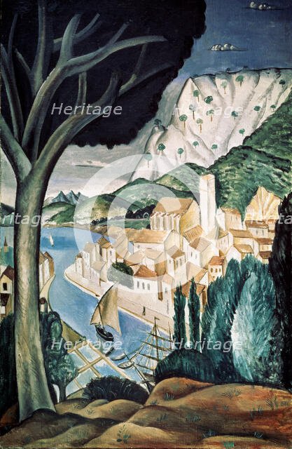 'Martigues (Harbour in Provence)', 1913.  Creator: Andre Derain.