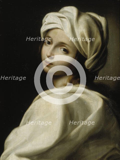A young woman wearing a turban, c1660. Creator: Elisabetta Sirani.
