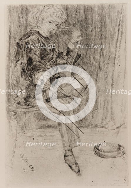 Arthur Haden, 1859. Creator: James Abbott McNeill Whistler.