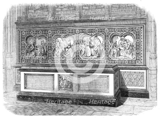 Monument to the Duchess of Gloucester, in St. George's Chapel, Windsor, 1861. Creator: Unknown.