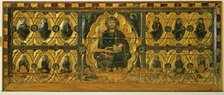 Berbegal façade, made in the workshop of Sijena (?) at 1200-1210. Tempera on wood from the former…