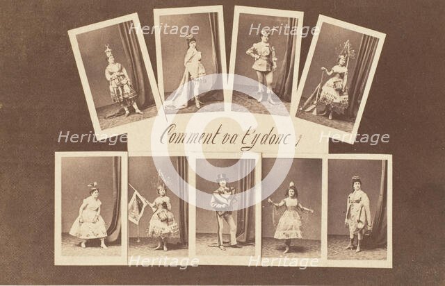 Comment va t'y donc?, 1868. Creator: Studio Géruzet frères.