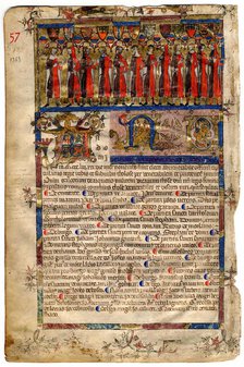 Livre I des annales (1295-1532), Les portraits des capitouls de l'année 1353-1354, 1353-1354. Creator: Anonymous.