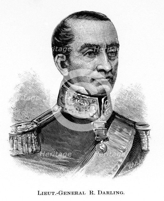 General Sir Ralph Darling, British soldier and colonial Governor, (1886).Artist: WA Hirschmann